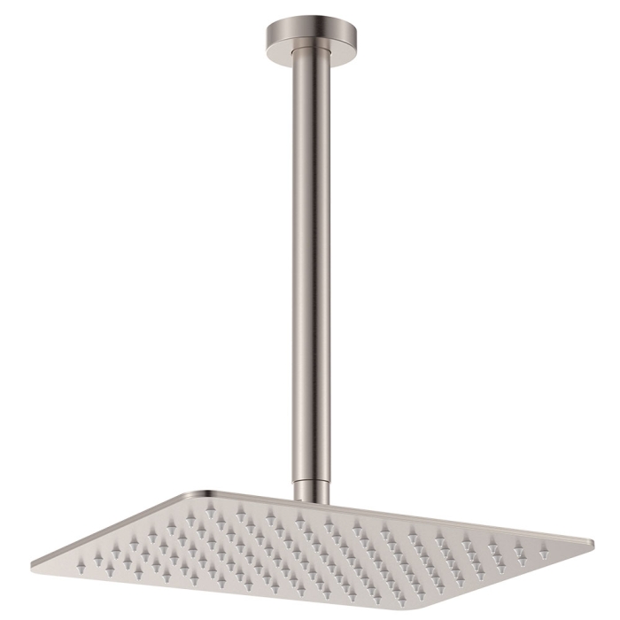 fienza Tono Shower Dropper Set Brushed Nickel