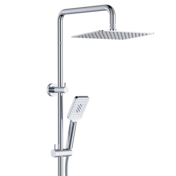 fienza Tono Twin Shower Chrome