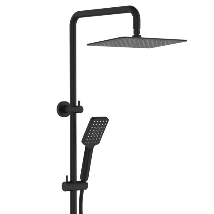 fienza Tono Twin Shower Matte Black