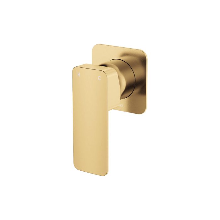 fienza Tono Wall Mixer Square Plate Urban Brass