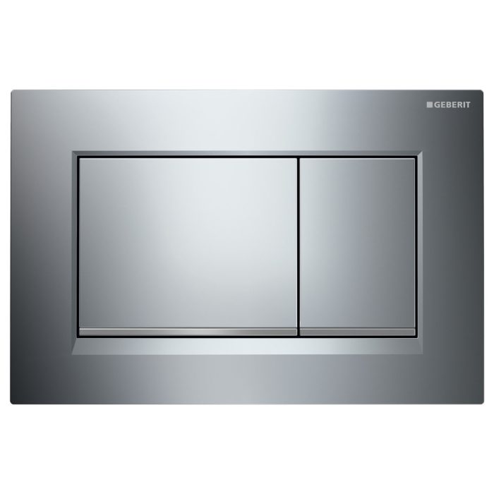 fienza Geberit Sigma 30 Rectangular Button Flush Plate Chrome