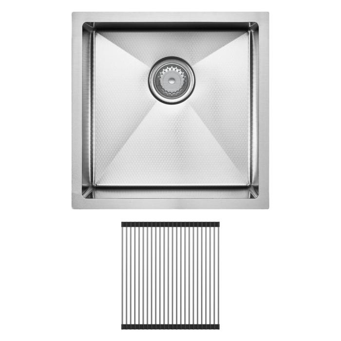 fienza Hana Anti-Scratch 32L Single Kitchen Sink Kit Stainless Steel