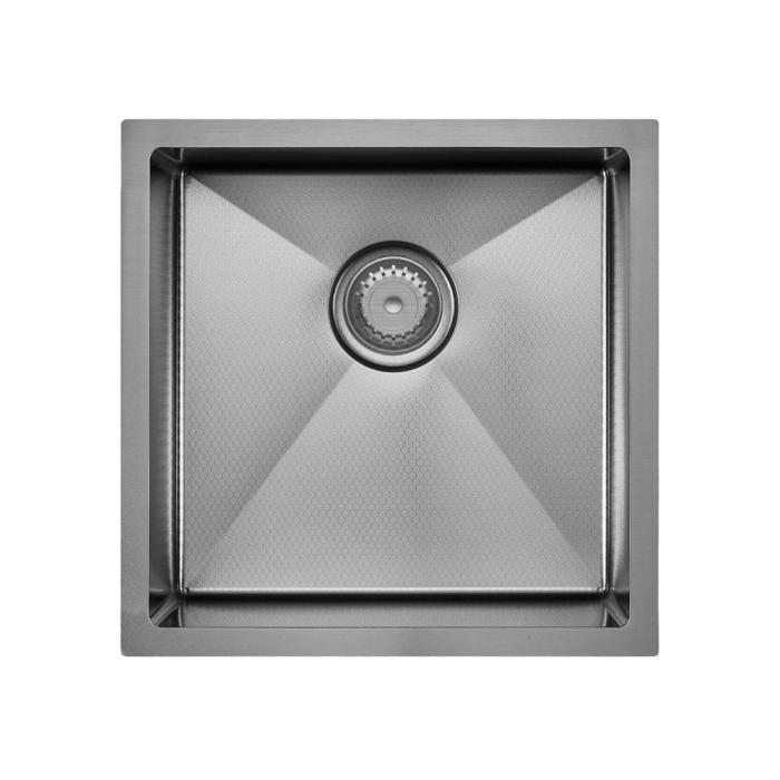 fienza Hana Anti-Scratch 32L Single Kitchen Sink PVD Gun Metal
