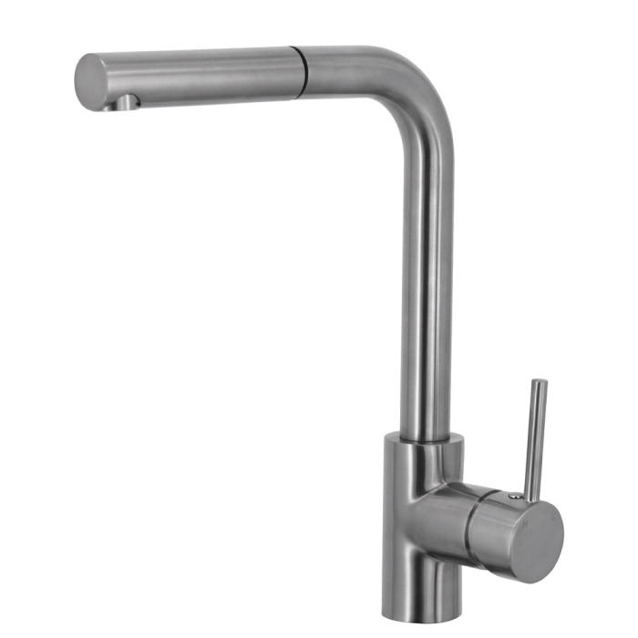 fienza Isabella Deluxe Pull-Out Kitchen Mixer Brushed Nickel