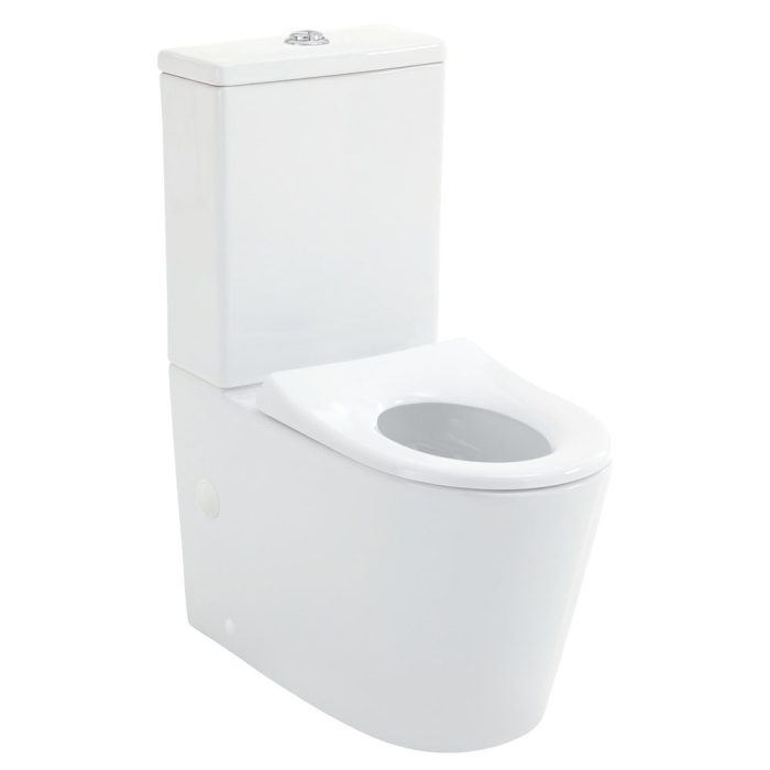 fienza Isabella Junior Tornado Flush Back-to-Wall Toilet Suite with Anti-Vandal Kit