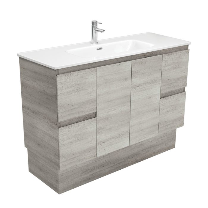 fienza Joli Edge Industrial 1200 Vanity On Kickboard