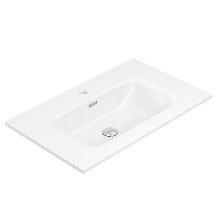 fienza Joli Gloss Full Depth Ceramic Basin Top 750mm 1TH