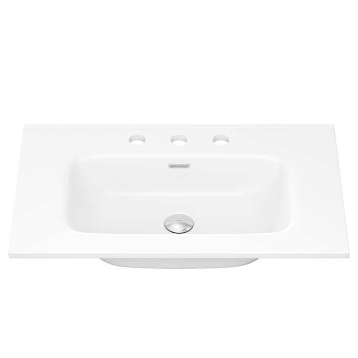 fienza Joli Gloss Full Depth Ceramic Basin Top 750mm 3TH