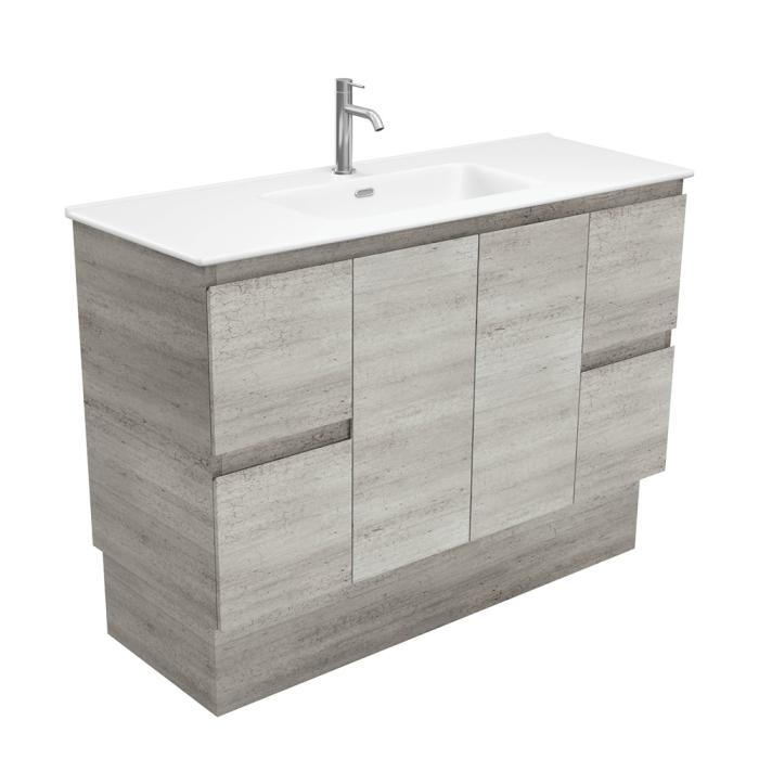 fienza Joli Matte Edge Industrial 1200 Vanity On Kickboard