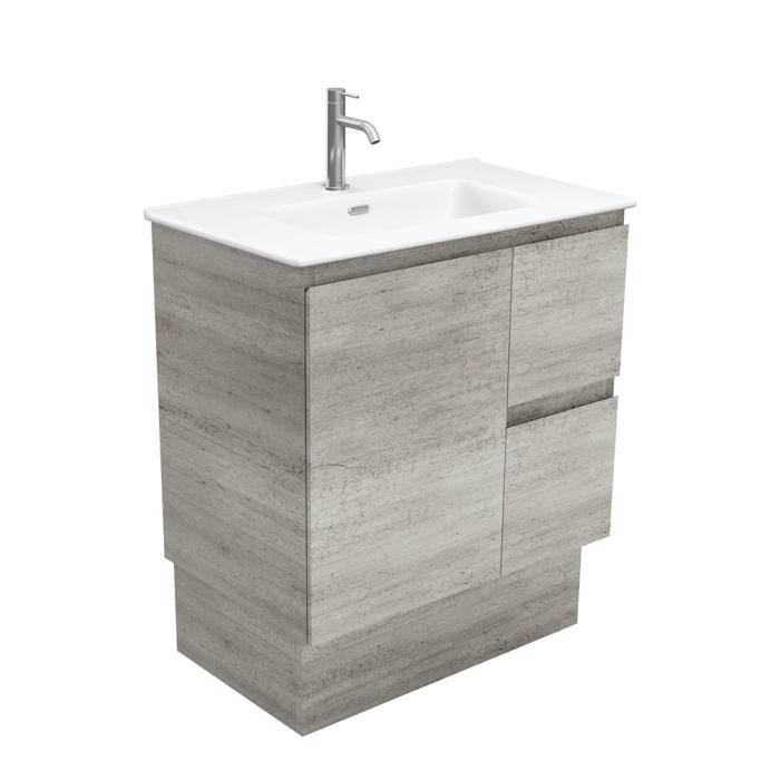 fienza Joli Matte Edge Industrial 750 Vanity On Kickboard