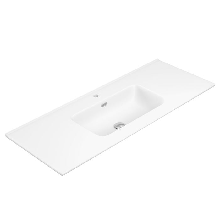 fienza Joli Matte Full Depth Ceramic Basin Top 1200mm 1TH