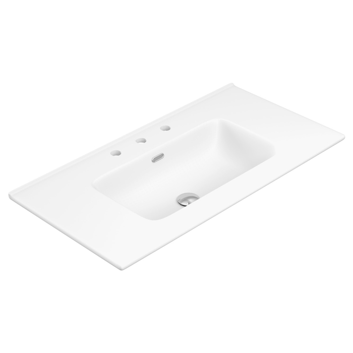 fienza Joli Matte Full Depth Ceramic Basin Top 900mm 3TH