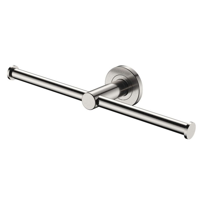 fienza Kaya Double Toilet Roll Holder Brushed Nickel