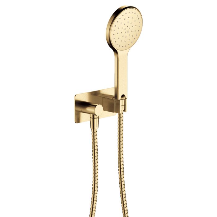 fienza Kaya Hand Shower Rectangular Plate Urban Brass