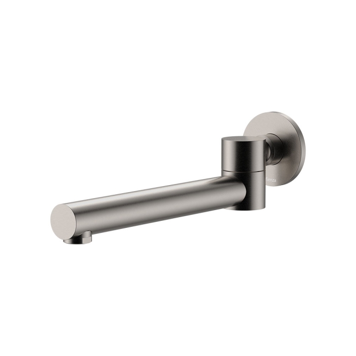 fienza Kaya Swivel Basin/Bath Outlet Brushed Nickel