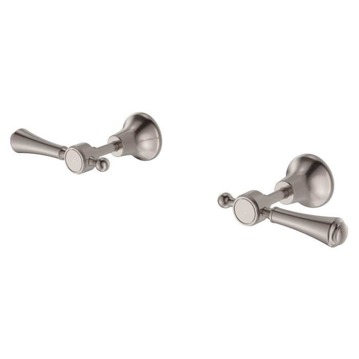 fienza Lillian Lever Wall Top Assemblies Brushed Nickel