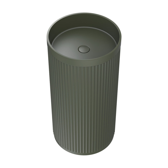 fienza Minka Solid Surface Freestanding Basin Forest