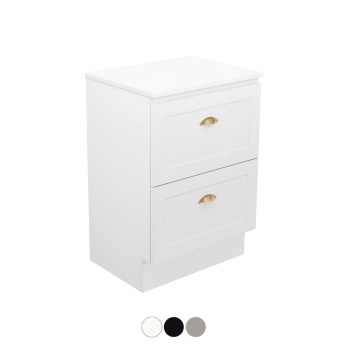 fienza Newport All Drawer 600 Floor Standing Vanity