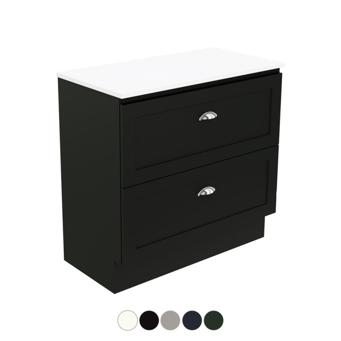 fienza Newport All Drawer 900 Floor Standing Vanity