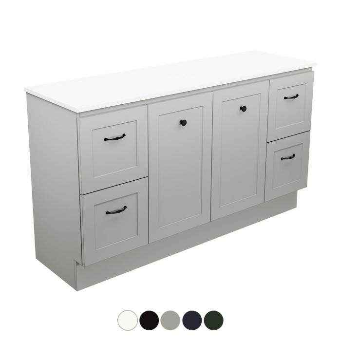 fienza Newport Door & Drawer 1500 Single Bowl Floor Standing Vanity