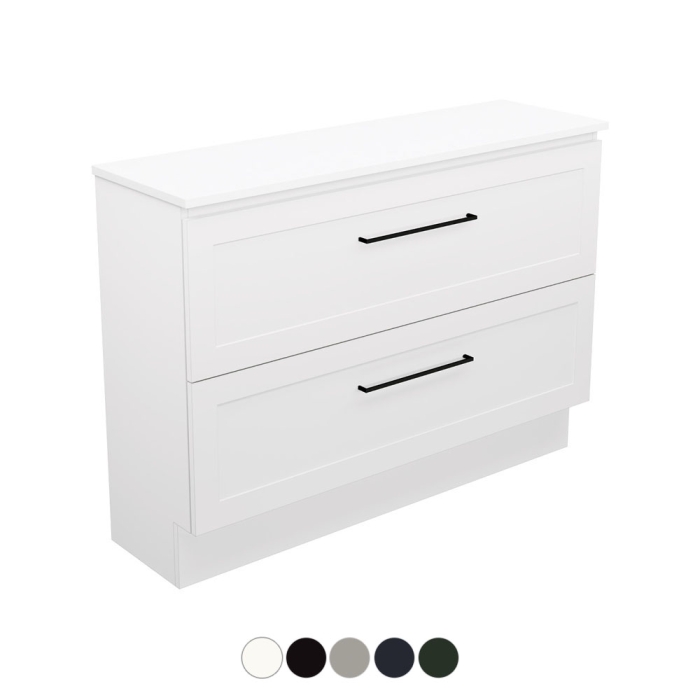 fienza Newport Ensuite All Drawer 1200 Floor Standing Vanity