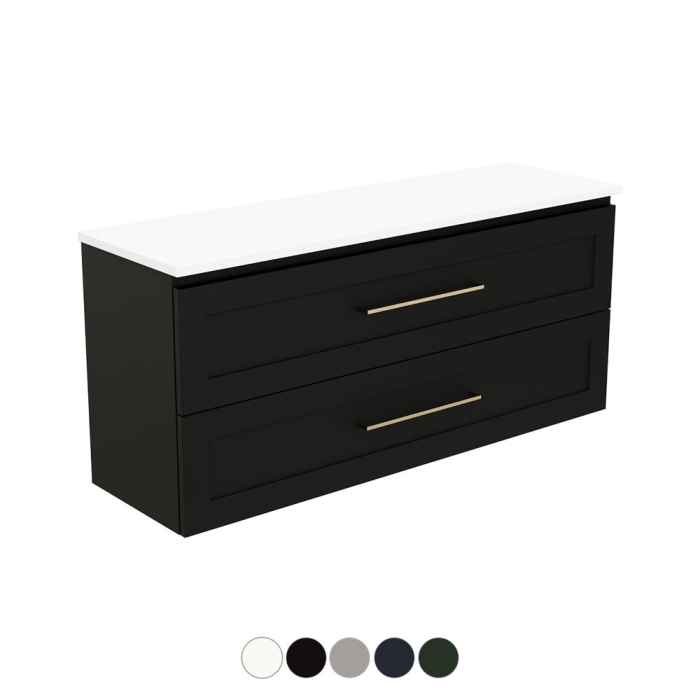 fienza Newport Ensuite All Drawer 1200 Wall Hung Vanity