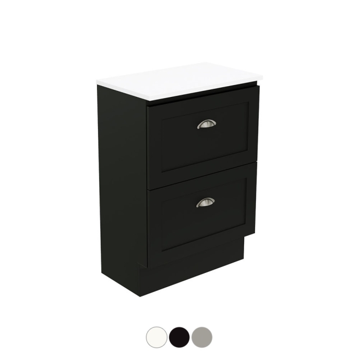 fienza Newport Ensuite All Drawer 600 Floor Standing Vanity