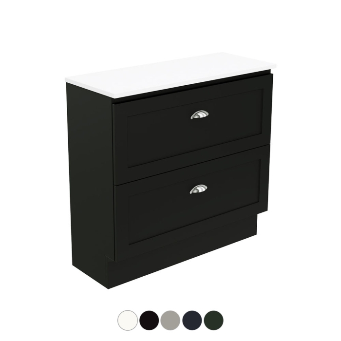 fienza Newport Ensuite All Drawer 900 Floor Standing Vanity