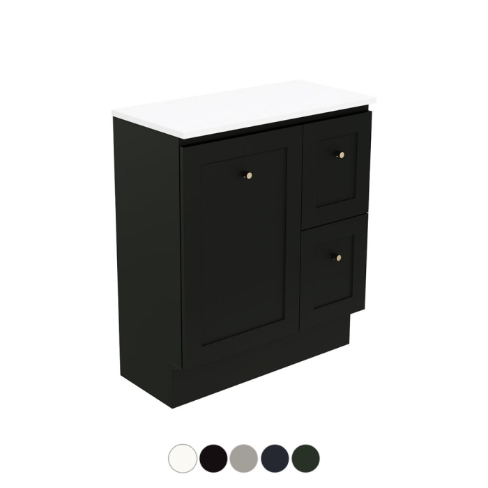 fienza Newport Ensuite Door & Drawer 750 Floor Standing Vanity