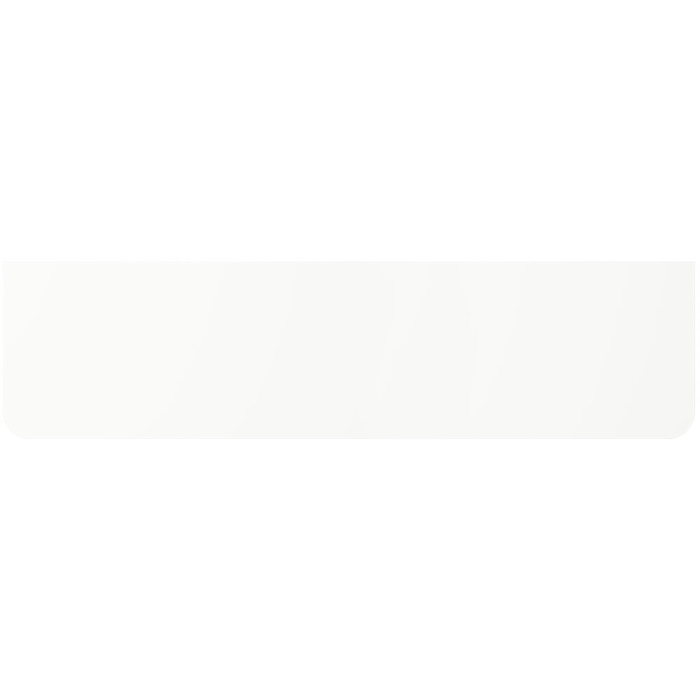 fienza Pure White Solid Surface Top Curved Full Depth 1800mm