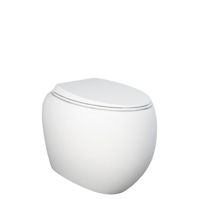 fienza RAK Cloud Wall-Faced Toilet Suite Matte White