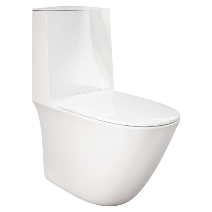 fienza RAK Sensation Back-to-Wall Toilet Suite Alpine White