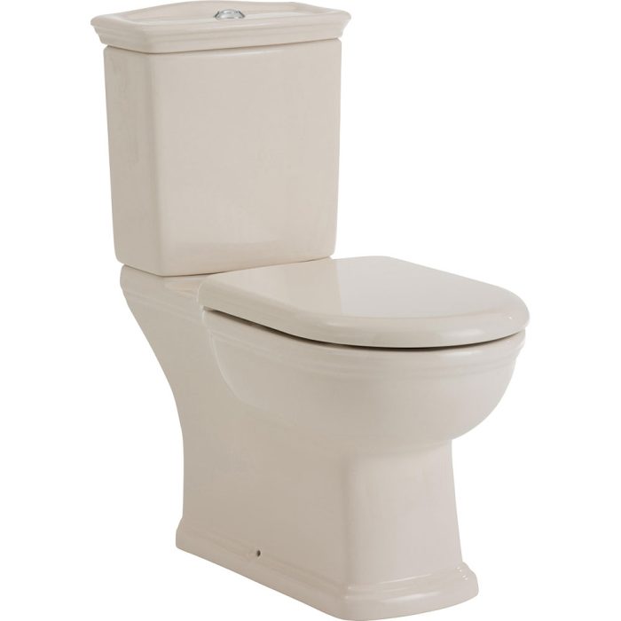 fienza RAK Washington Ivory Close-Coupled Toilet Suite Ivory with S-Trap 240