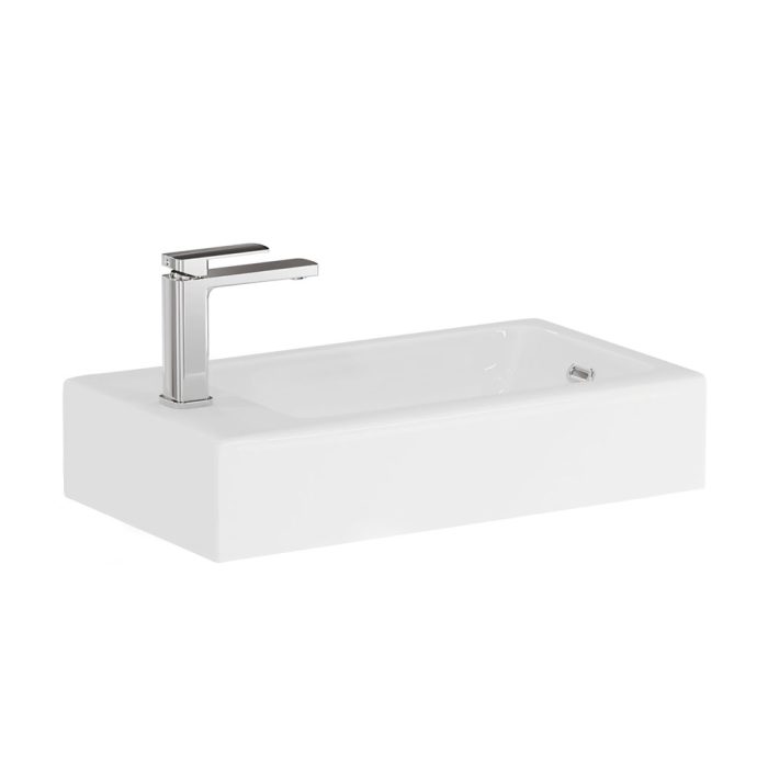 fienza Ralph Slim Ensuite Depth Poly-Marble Basin Top