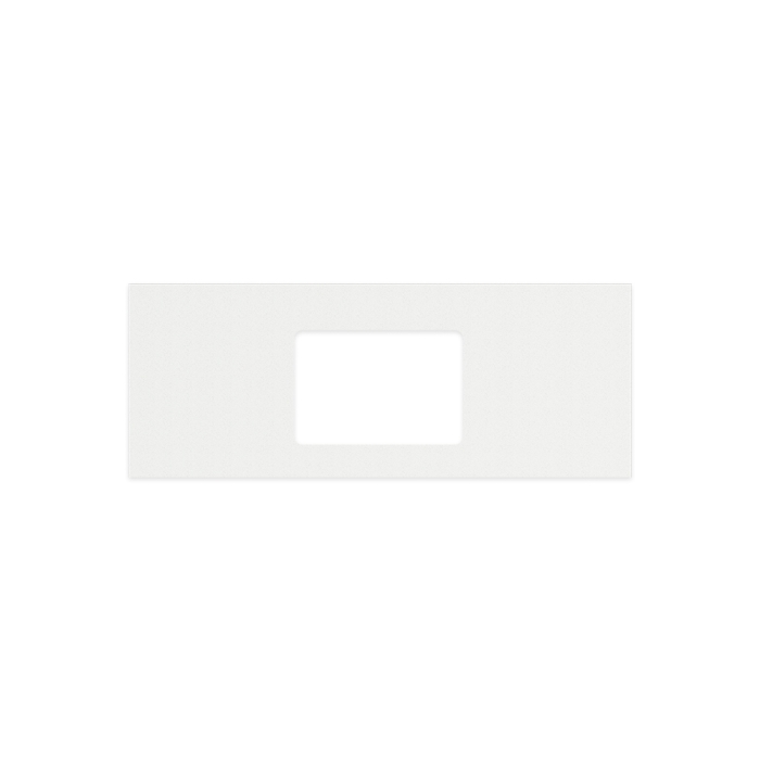 fienza Roman Sand Silica Free Stone Top Rectangular Full Depth with Single Undermount Basin Hole 1200mm