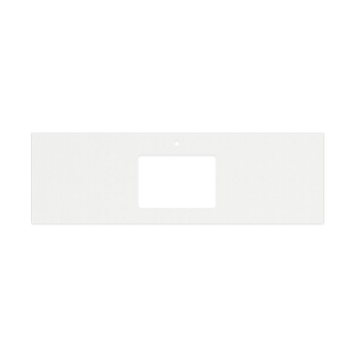 fienza Roman Sand Silica Free Stone Top Rectangular Full Depth with Single Undermount Basin Hole & Tap Hole 1500mm