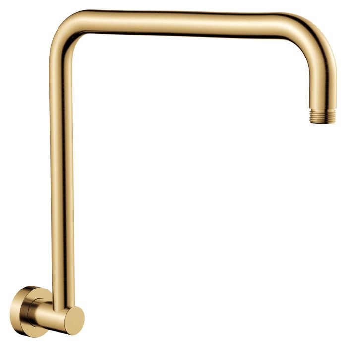 fienza Round Fixed Gooseneck Shower Arm Urban Brass