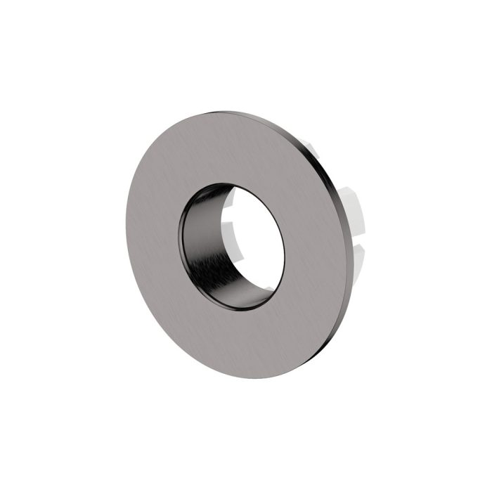 fienza Round Overflow Ring with Larger Fixing Gun Metal