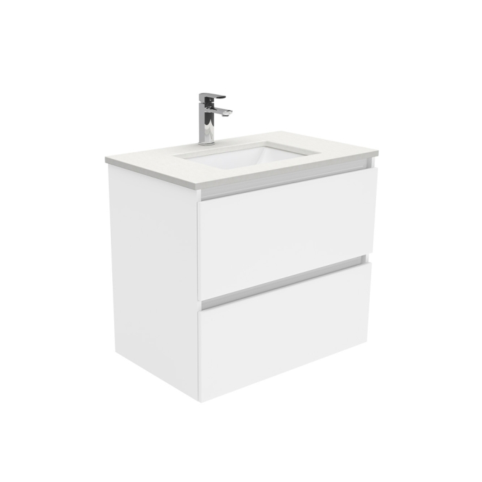 fienza Sarah Crystal Pure Undermount 750 Quest Wall-Hung Vanity