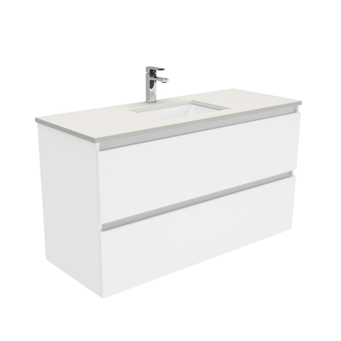 fienza Sarah Roman Sand Undermount 1200 Quest Wall-Hung Vanity