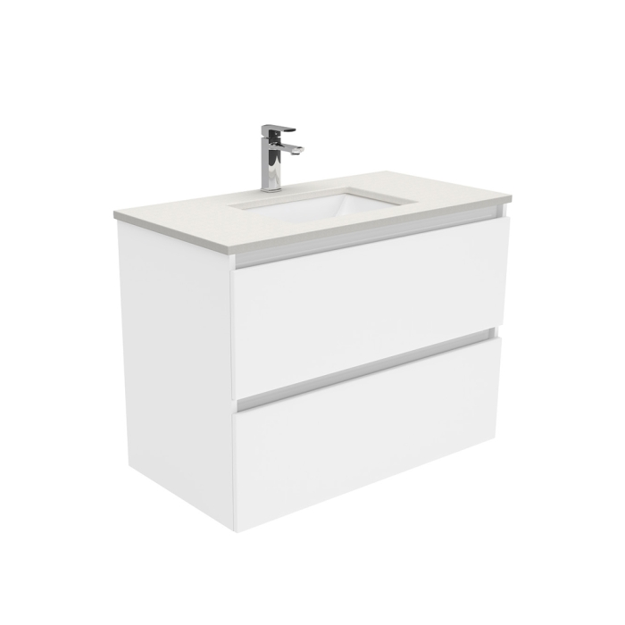 fienza Sarah Roman Sand Undermount 900 Quest Wall-Hung Vanity