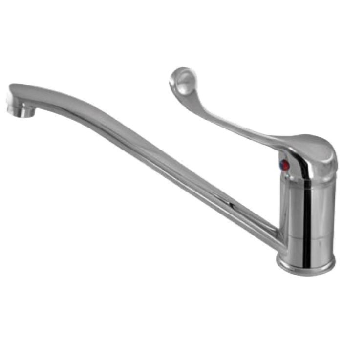 fienza Stella Care Sink Mixer with Rubber Lined Flexi Hose