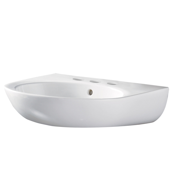 fienza Stella Care Wall Basin (No Shroud) 3 Tap Holes