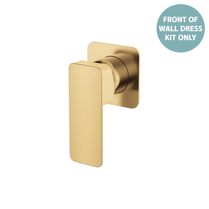 fienza Tono Wall Mixer Dress Kit Urban Brass Square Plate