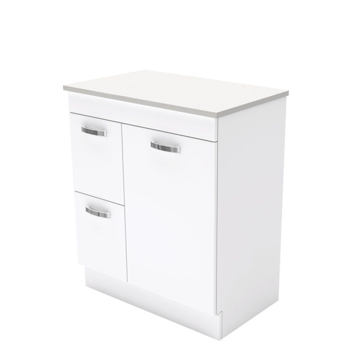 fienza UniCab 750 Cabinet on Kickboard Left Hand Drawers