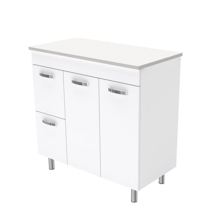 Fienza UniCab 900 Cabinet On Legs Left Hand Drawers
