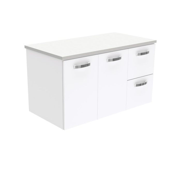 fienza UniCab 900 Wall-Hung Cabinet Right Hand Drawers