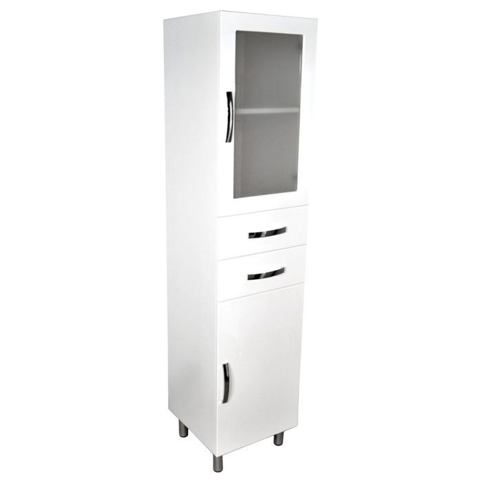 fienza Unicab® Tallboy 1 Glass Panel Door & 2 Drawers