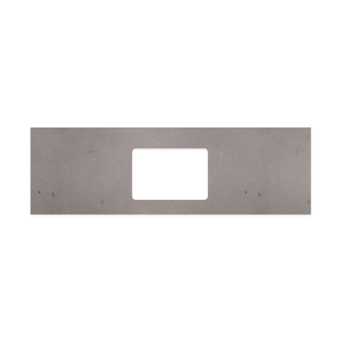 fienza Urban Crete Silica Free Stone Top Rectangular Full Depth with Single Undermount Basin Hole 1500mm