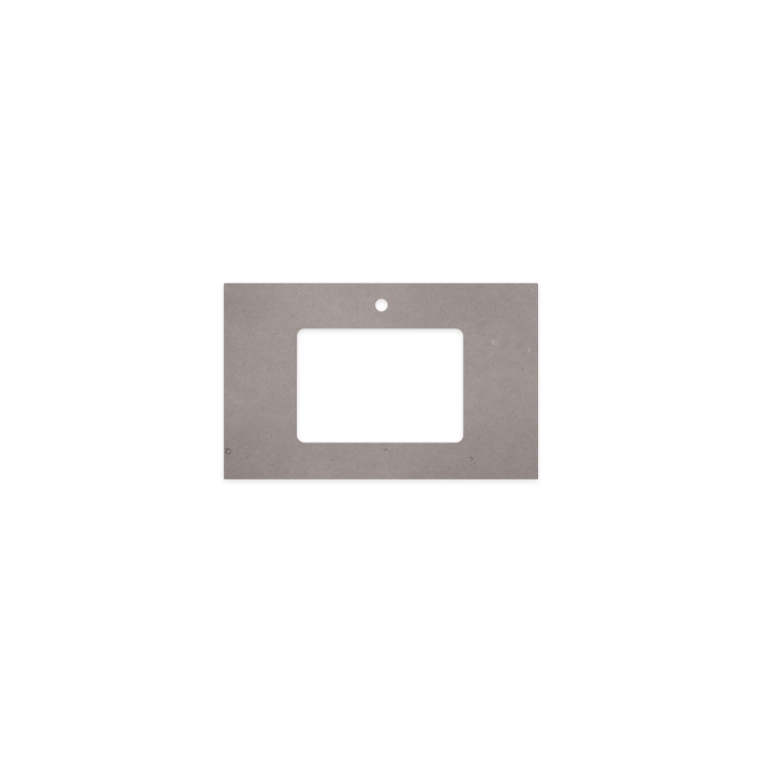 fienza Urban Crete Silica Free Stone Top Rectangular Full Depth with Single Undermount Basin Hole & Tap Hole 750mm